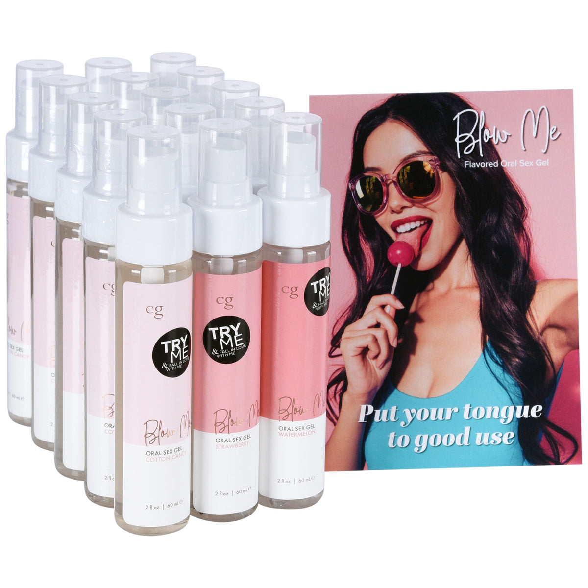 "Cgc Blow Me Oral Sex Gel Bundle With Testers - 16 Piece CGC2200-100"