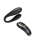 Nathan Double Pleasure Remote Control Vibrator - Black Luxe Ember Essentials