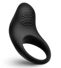 "Vibrating Silicone Cock Ring - Black BNG-AH884"