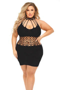 Rich B Phase Dress - Queen Size - Black Luxe Ember Essentials