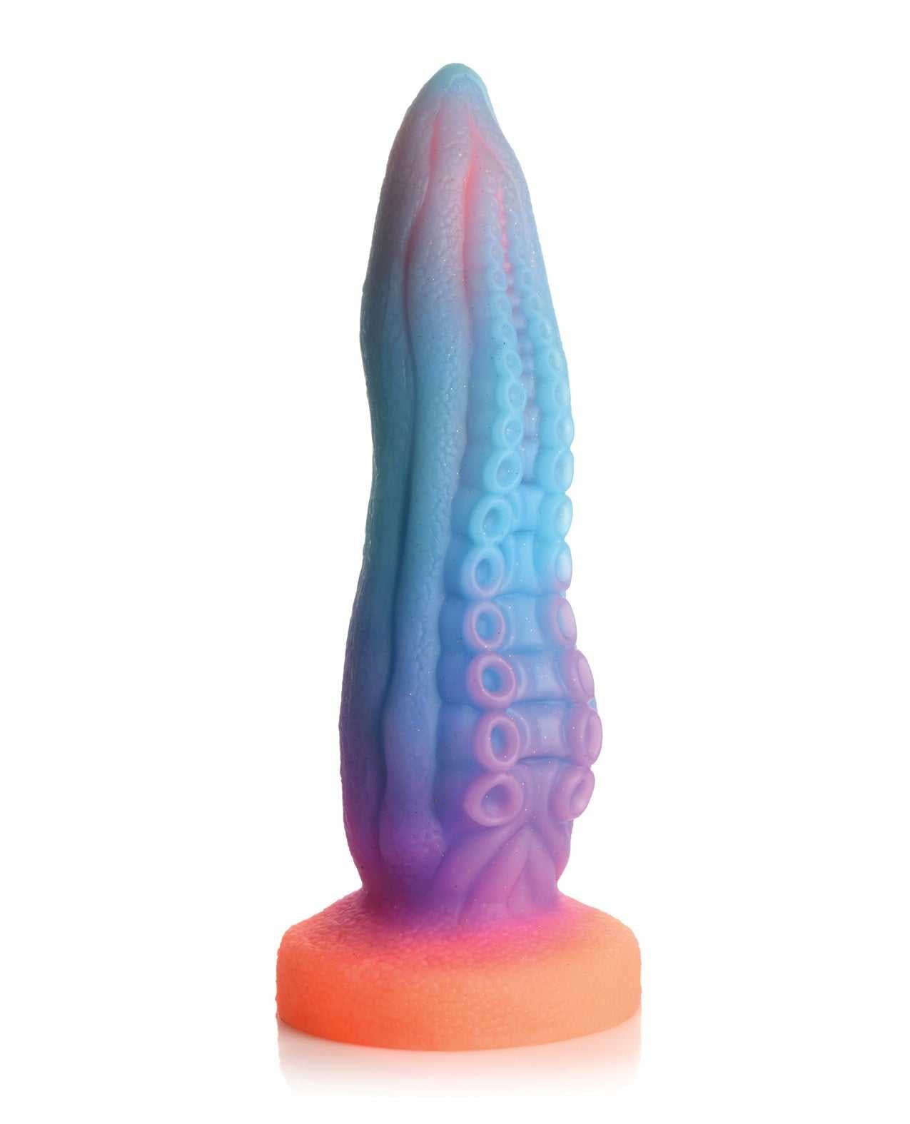 Tenta-Cock Glow-in-the-Dark Silicone Dildo Luxe Ember Essentials