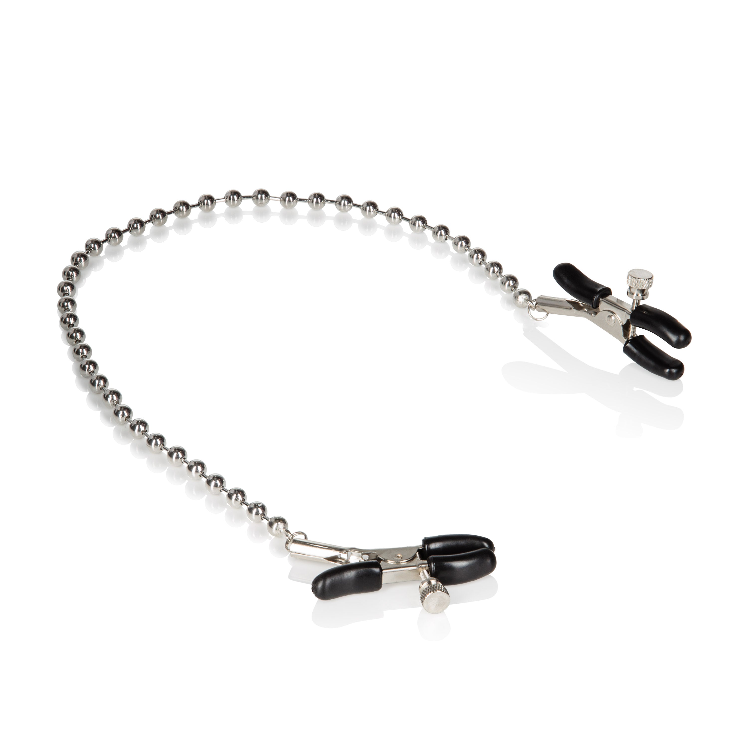 Silver Beaded Nipple Clamps Luxe Ember Essentials
