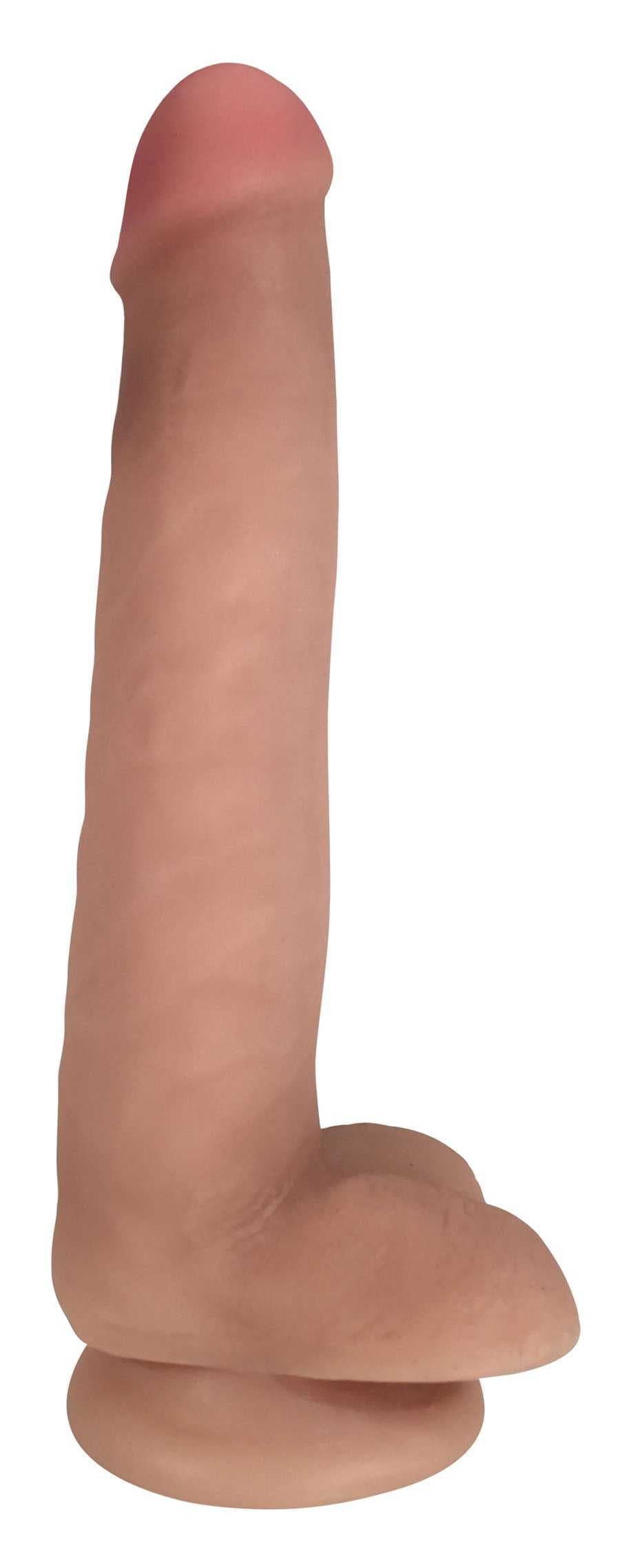 Easy Riders 8 Inch Slim Dong With Balls - Vanilla Luxe Ember Essentials