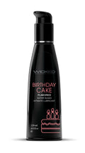 Aqua Birthday Cake Flavored Water Based Intimate Lubricant 4 Fl. Oz. Luxe Ember Essentials