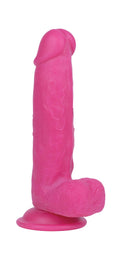 Real Skin Mr. Pink 7.5" Dual Layer Dildo Luxe Ember Essentials