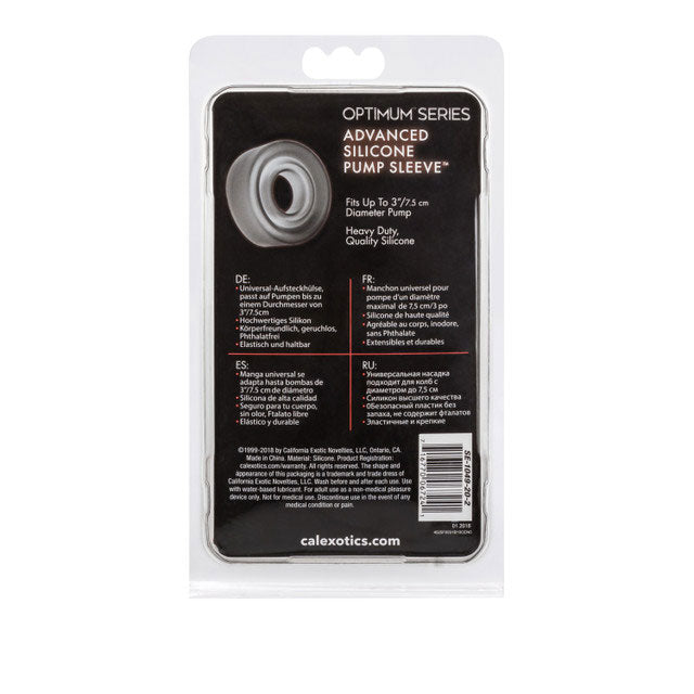 "Advanced Silicone Pump Sleeve - Smoke SE1049202"