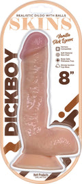 Dickboy - Skins - Dildo With Balls - 8 Inch - Vanilla Dick Lover Luxe Ember Essentials