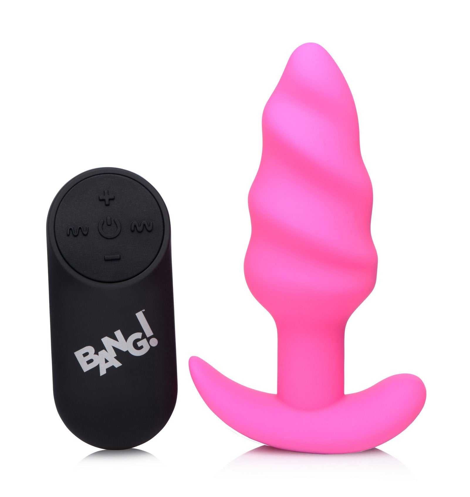21x Silicone Swirl Plug With Remote - Pink Luxe Ember Essentials