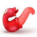Lickgasm Lick Lasher Licking Vibrator - Red Luxe Ember Essentials