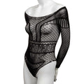 Scandal Off the Shoulder Body Suit - One Size - Black Luxe Ember Essentials