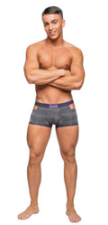 Heather Haze - Cutout Short - Small - Grey Luxe Ember Essentials