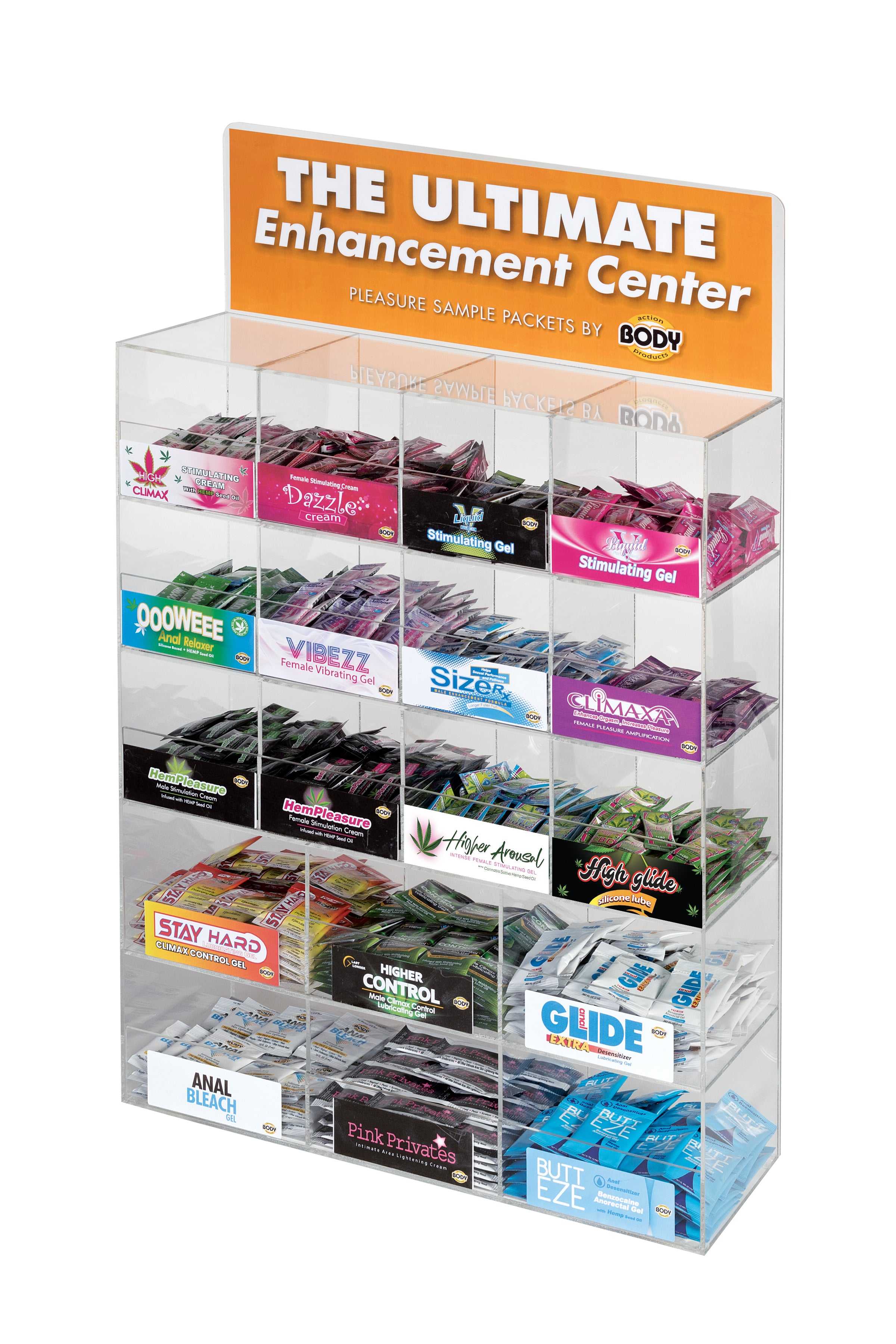 Arcrylic Sample Display - 18 Sample Pack Display Luxe Ember Essentials