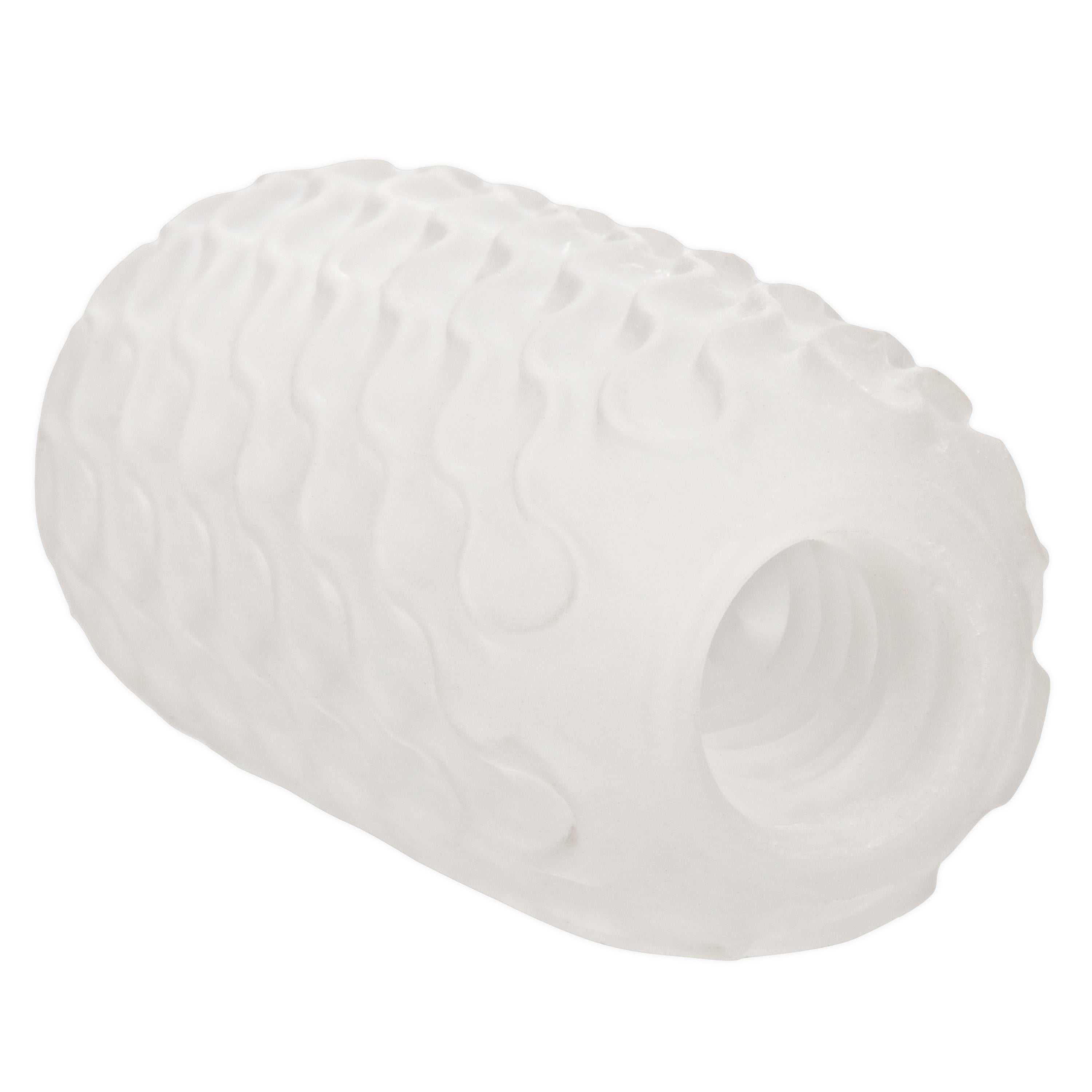Boundless Reversible Ribbed Stroker - Clear Luxe Ember Essentials