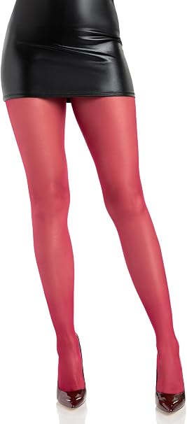 "Lycra Sheer to Waist Support Pantyhose - Os - Burgundy LA-0907BUROS"