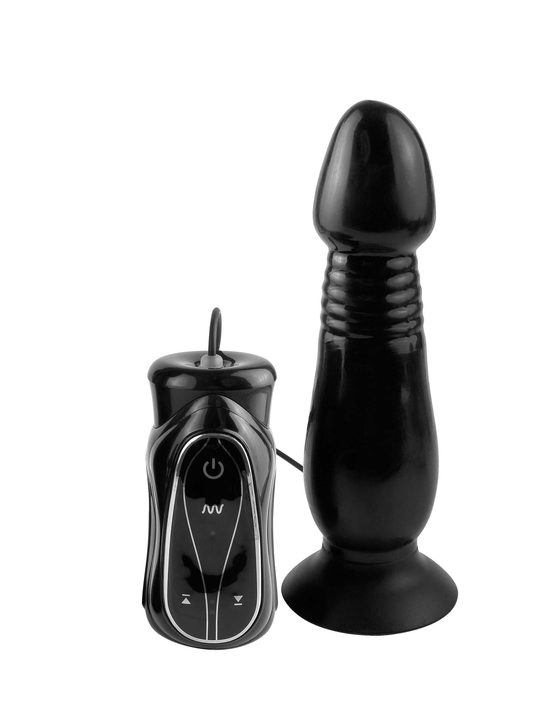 Anal Fantasy Collection Vibrating Thruster - Black Luxe Ember Essentials