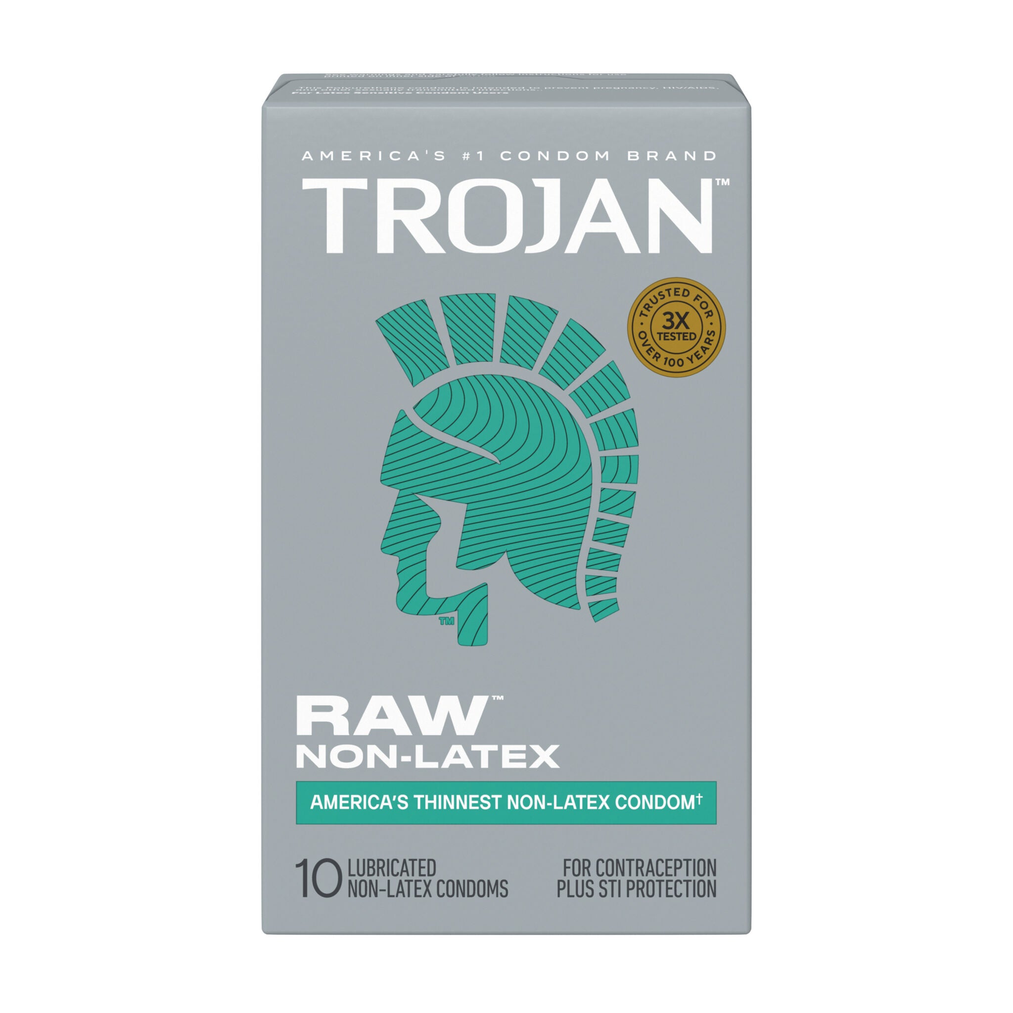 "Trojan Raw Non-Latex 10 Pack PM99983"