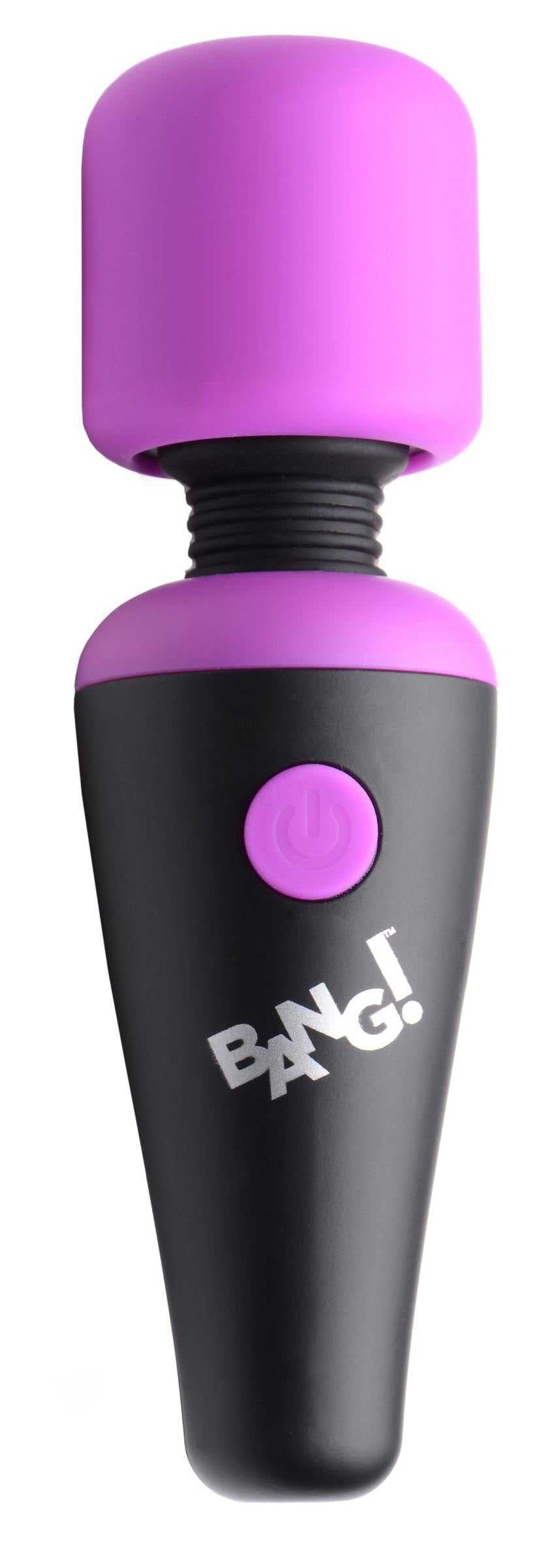 Bang - 10x Vibrating Mini Silicone Wand - Purple Luxe Ember Essentials