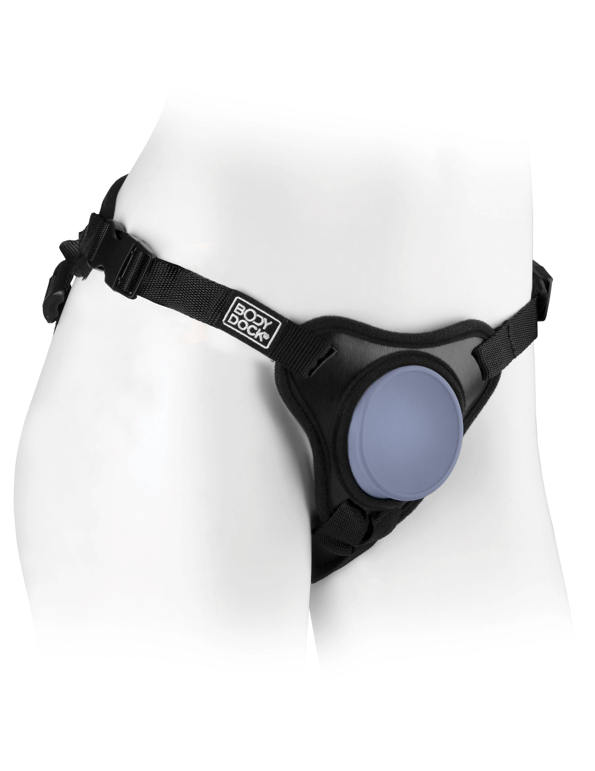 Dillio Platinum Body Dock Se Universal Strap-on Harness - Black Luxe Ember Essentials