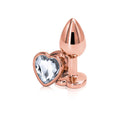 Rear Assets - Rose Gold Heart - Small - Clear Luxe Ember Essentials