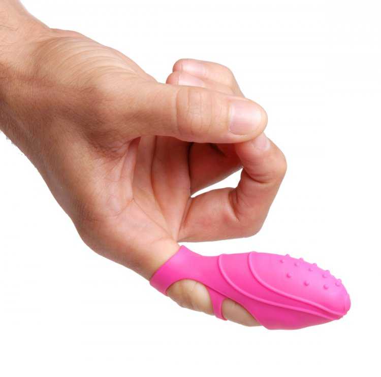 Bang Her Silicone G-Spot Finger Vibe Pink Luxe Ember Essentials