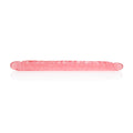 Slim Jim Duo 17 Inches Veined Super Slim Dong - Translucence Luxe Ember Essentials