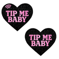 "Pink Tip Me Baby Heart Smart Nfc Pasties PTMB-HRT-BM"