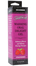 "Goodhead - Warming Oral Delight Gel - Strawberry - 4 Fl. Oz. DJ1361-13-BX"