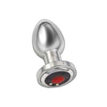 Ass-Sation Remote Vibrating Metal Plug - Silver Luxe Ember Essentials