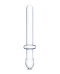 9.25 Inch Classic Smooth Dual-Ended Dildo - Clear Luxe Ember Essentials