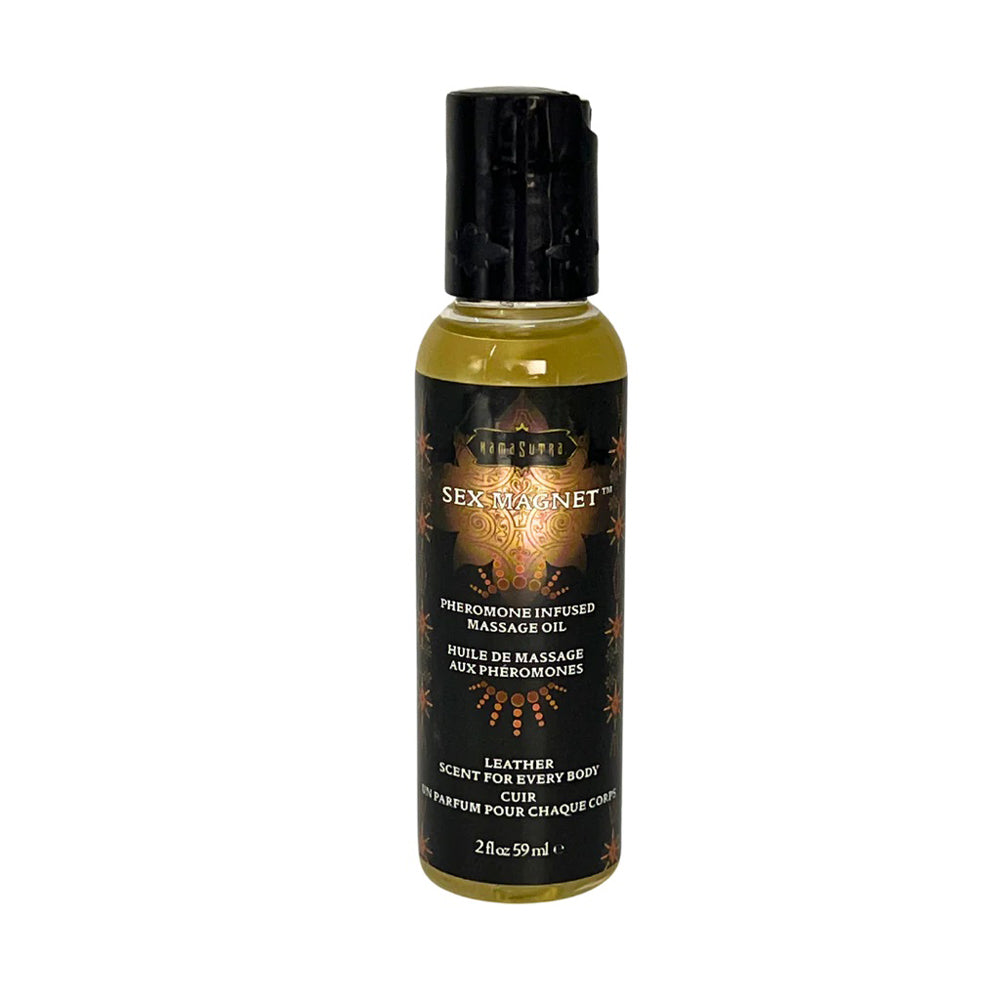 "Leather Sex Magnet Massage Oil 2oz KS-12074"
