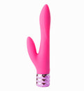 Victoria Crystal Gem Dual Vibrator - Pink Luxe Ember Essentials