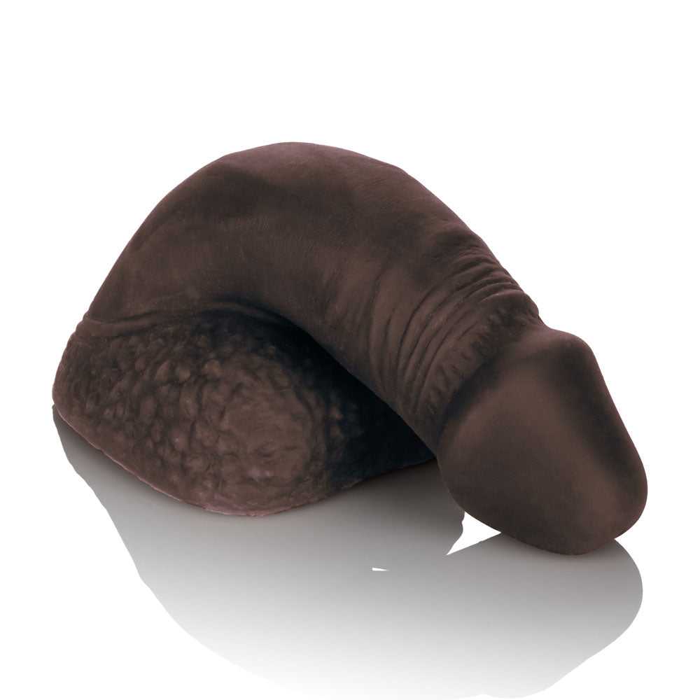 Packer Gear 5 Inch Silicone Packing Penis - Black Luxe Ember Essentials