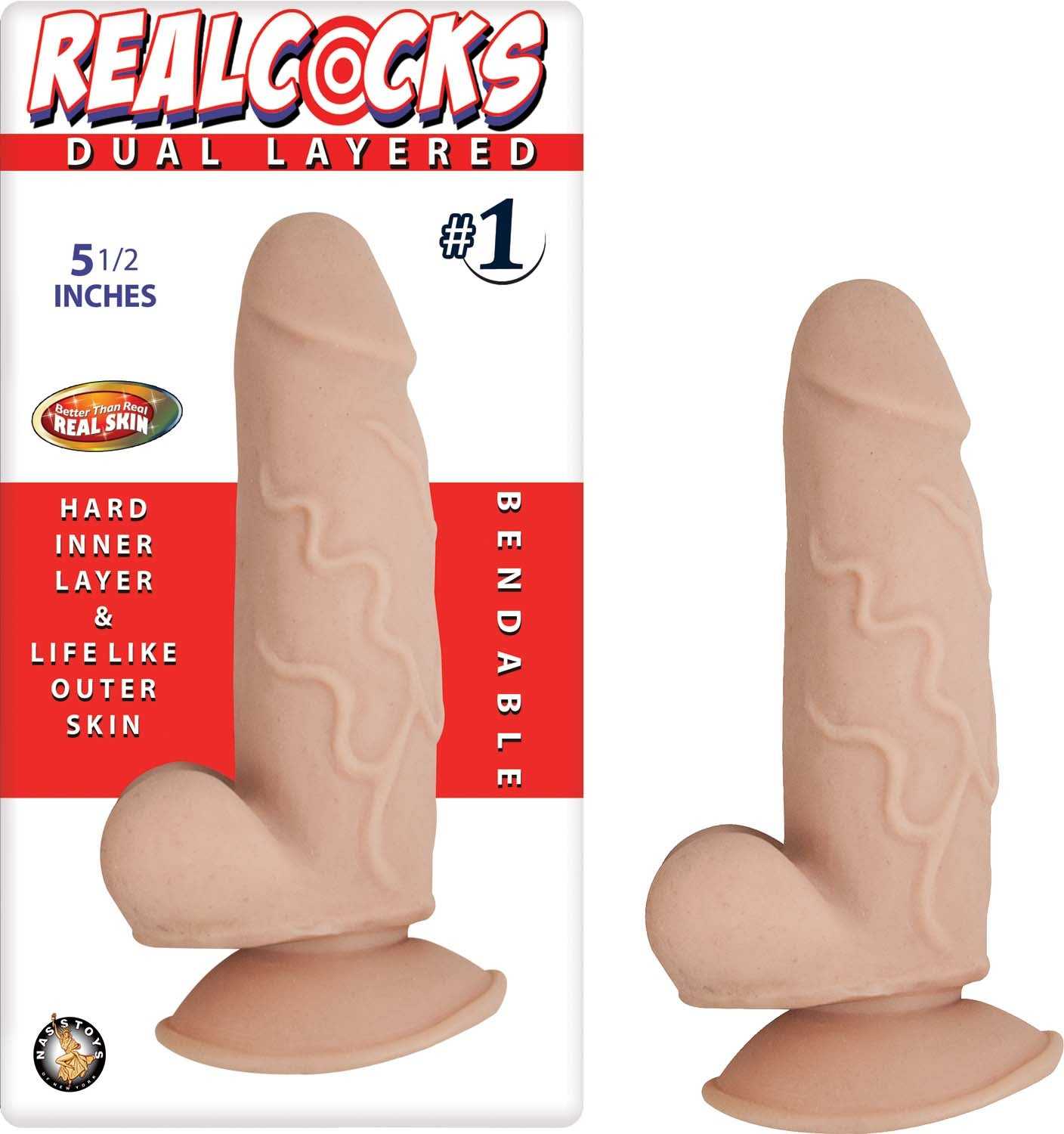 Realcocks Dual Layered #1 - Flesh Luxe Ember Essentials