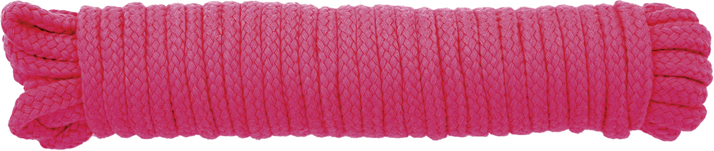 Bondage Soft Rope 10m 33ft - Pink Luxe Ember Essentials