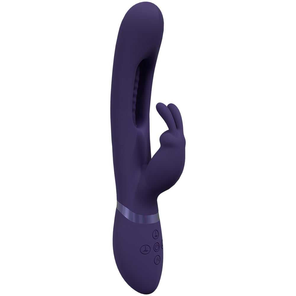 Mika - Triple Rabbit With G-Spot Flapping - Purple Luxe Ember Essentials