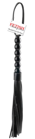Fetish Fantasy Series Beaded Cat-O-Nine Tails Luxe Ember Essentials