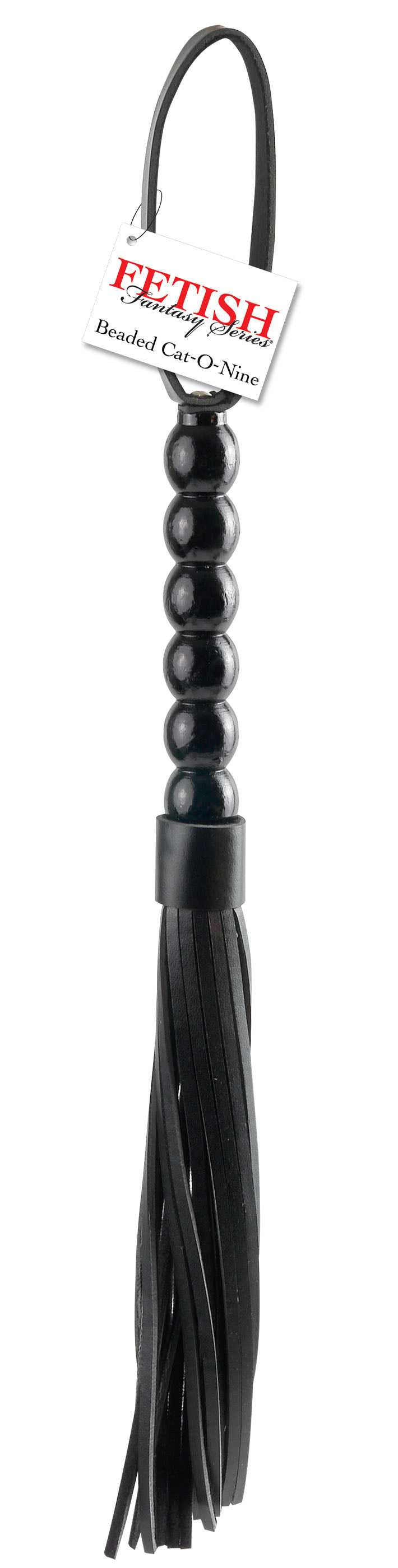 Fetish Fantasy Series Beaded Cat-O-Nine Tails Luxe Ember Essentials