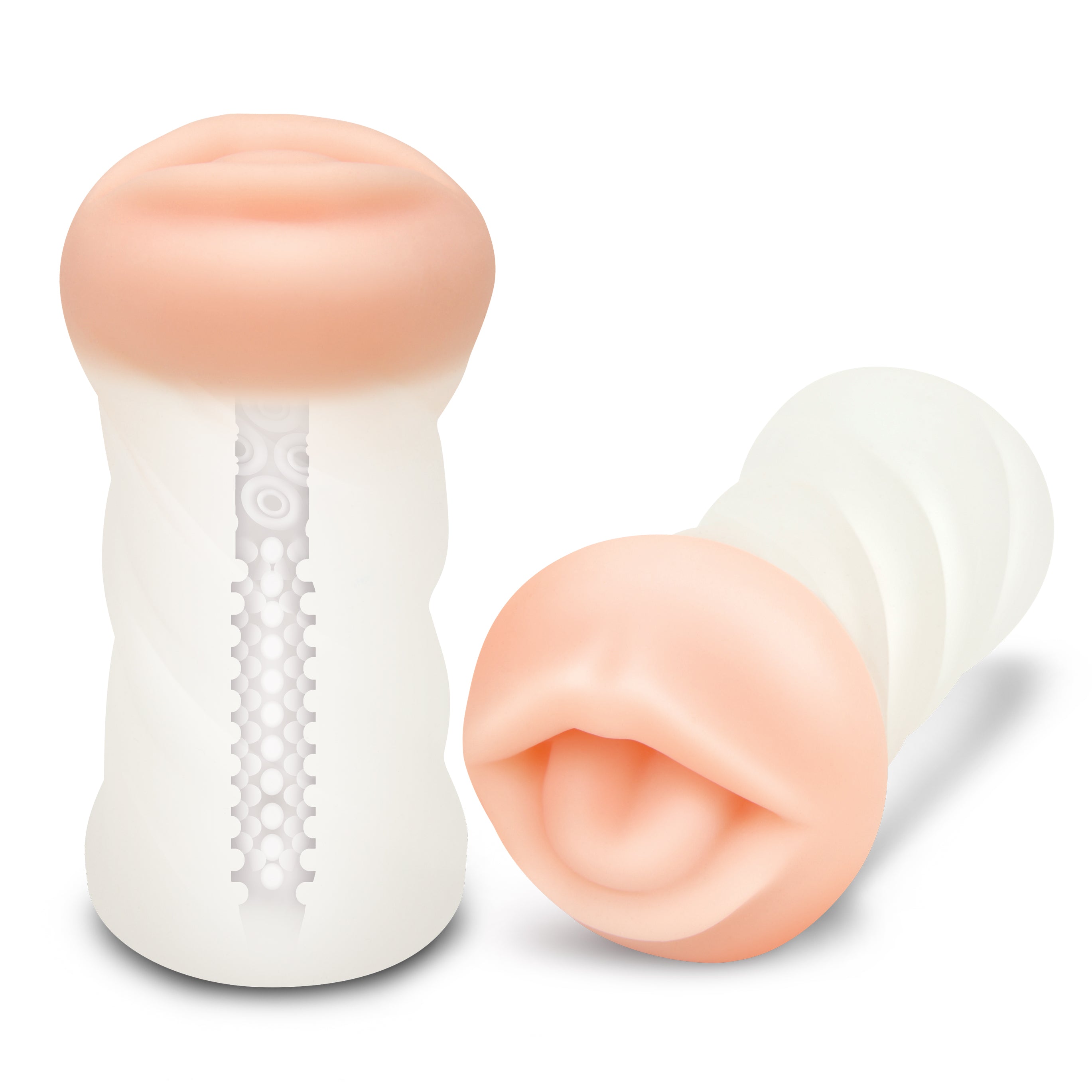Zolo Male Masturbator Clear Deep Throat Luxe Ember Essentials