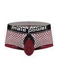 Cock Pit Net Mini Cock Ring Short - Extra Large - Burgundy Luxe Ember Essentials