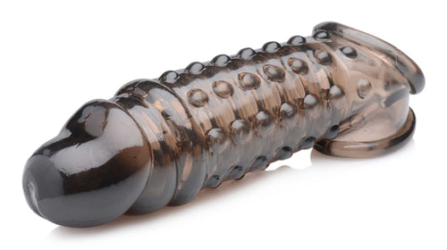 1.5 Inch Penis Enhancer Sleeve - Smoke Luxe Ember Essentials