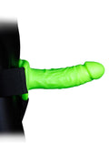 Realistic Hollow Strap-on Harness 7 Inch - Glow in the Dark Luxe Ember Essentials
