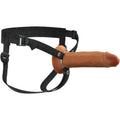 Fantasy X-Tensions Elite 8" Silicone Hollow Strap Dual Density - Brown Luxe Ember Essentials