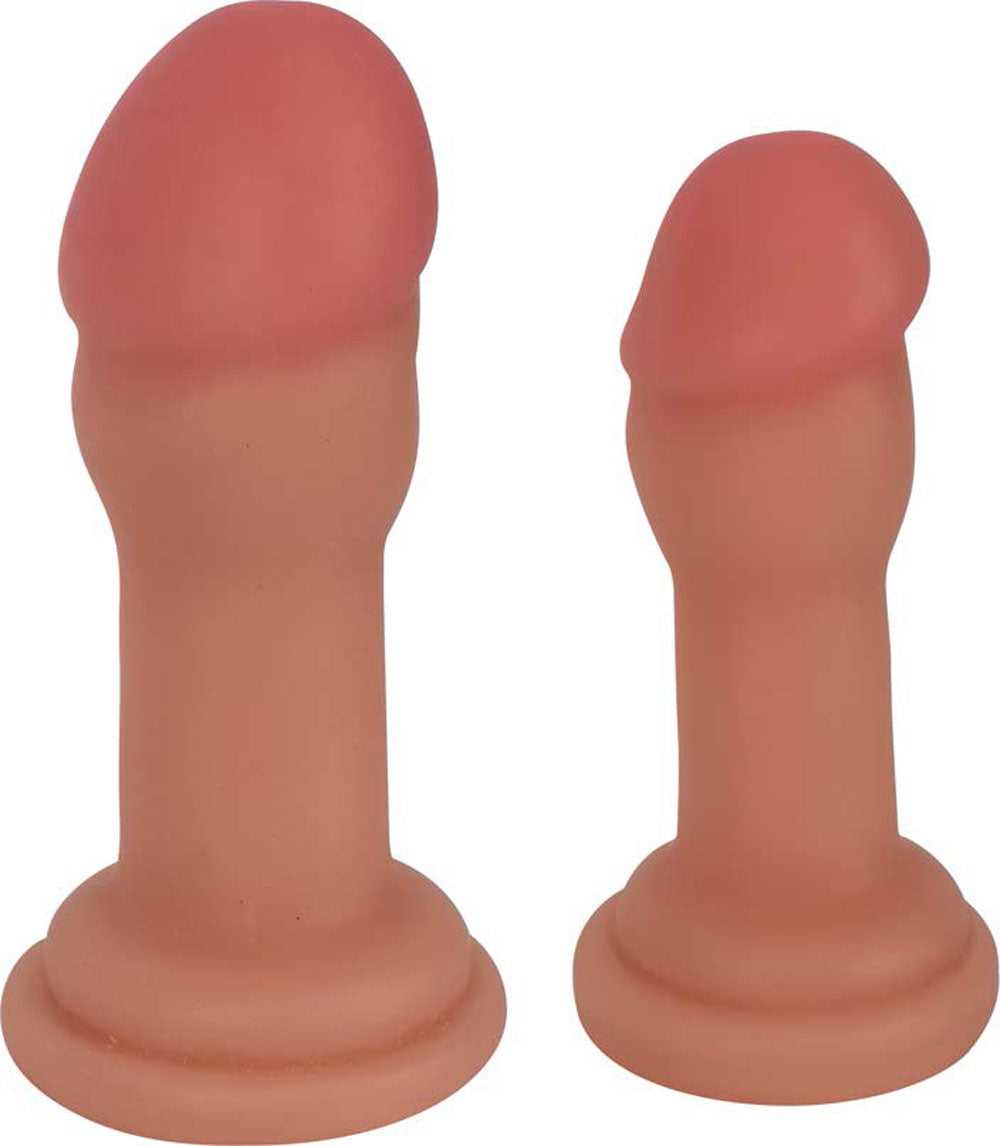 Jock Anal Plug Duo - Vanilla Luxe Ember Essentials