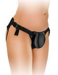 King Cock Elite Beginner's Body Dock Strap-on Harness - Black Luxe Ember Essentials