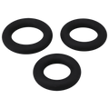 "Titanmen - Cushioned C-Ring - 3 Piece Silicone Set Black DJ3503-10-CD"