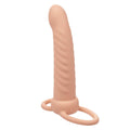 Performance Maxx Rechargeable Ribbed Dual Penetrator - Ivory Luxe Ember Essentials