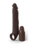 Fantasy X-Tensions Elite 7 Inch Extension With Strap - Brown Luxe Ember Essentials
