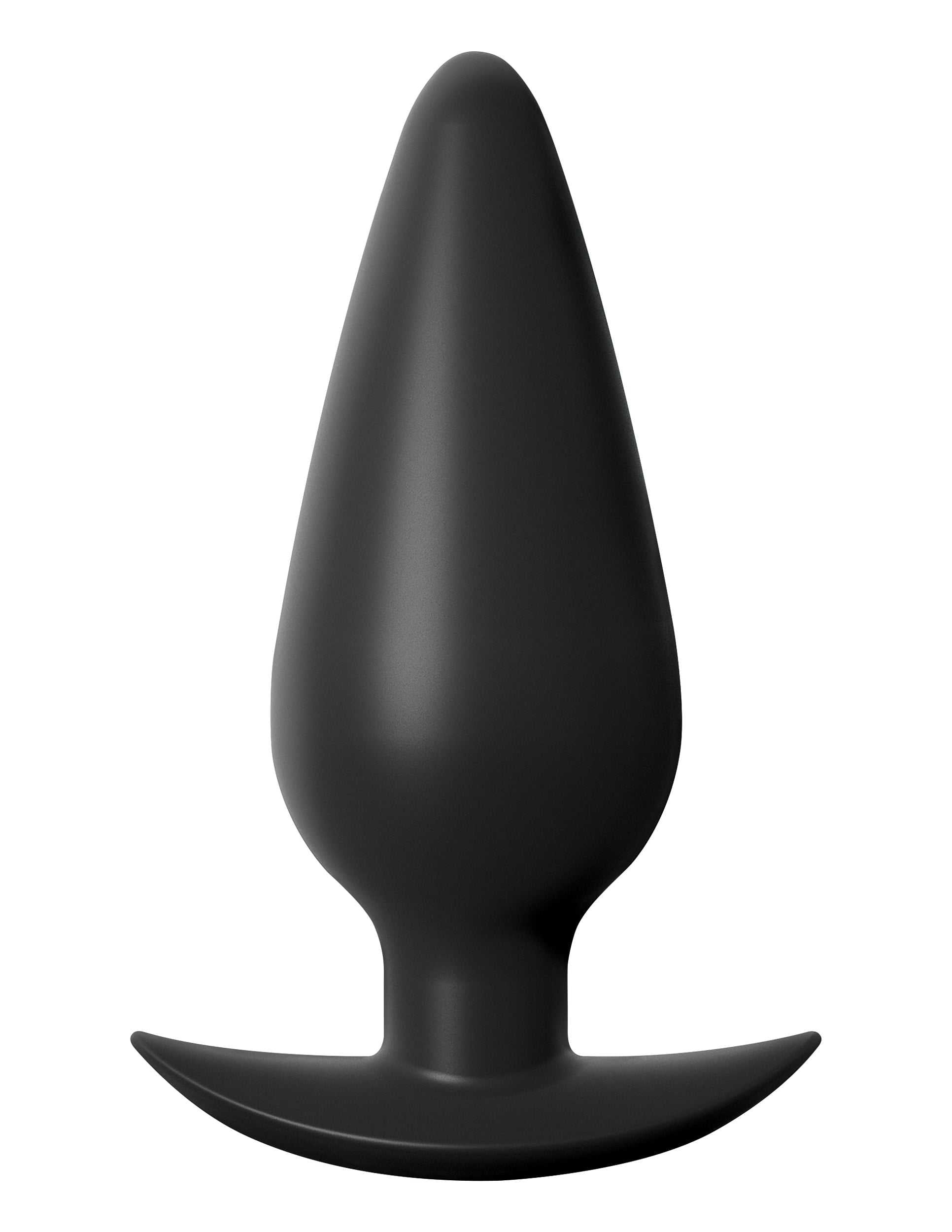 Anal Fantasy Elite Large Weighted Silicone Plug Luxe Ember Essentials