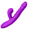 Thrusting and Sucking Rabbit Vibrator - Purple Luxe Ember Essentials