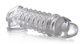 1.5 Inch Penis Enhancer Sleeve - Clear Luxe Ember Essentials